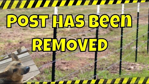 How To Remove A Fence Post In 60 Seconds #howto #diy