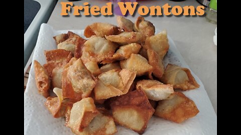 Fried Wontons * Mom Life* Homemade