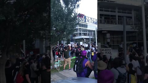 George Floyd protest Houston Tx 6/2/20 cops decide when the protest is over
