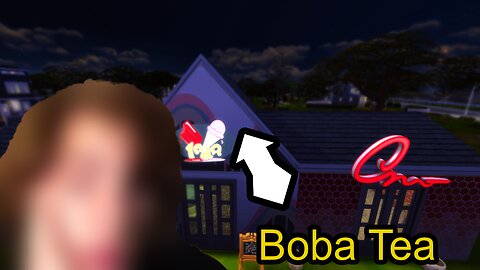 i built a boba tea shop in the sims?
