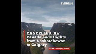 Air Canada is ending direct flights to Calgary from Saskatchewan starting in January 2023.