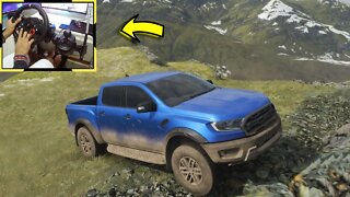 FORD RANGER RAPTOR Offroading - Forza Horizon 4 gameplay / Volante Logitech g29