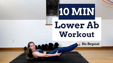 10 MIN LOWER AB WORKOUT - Intense Lower Belly Burn / No equipment | Selah Myers