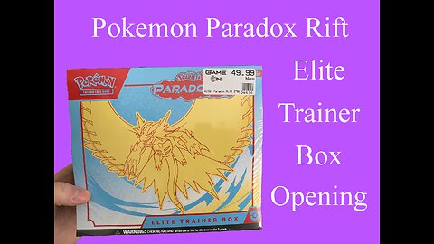 Opening Pokemon Paradox Rift ETB (1 of 2) (English)