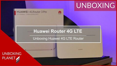 Huawei 4G LTE Router ausgepackt - Unboxing Planet