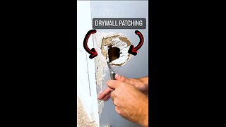 Easiest Drywall Patch