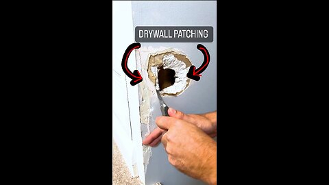 Easiest Drywall Patch