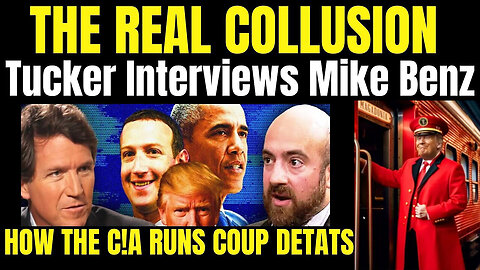 BQQQM!!! Tucker and Mike Benz, CIA Runs Coups!