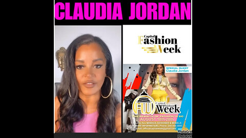 CJ Ep #33 Claudia Jordan to host Capital Fashion Week, Washington D.C!