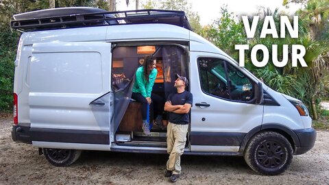 VAN TOUR | Our Ford Transit VANLIFE Camper Van