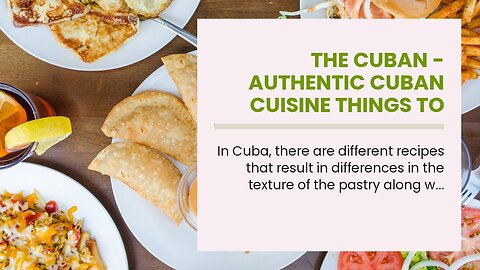 The Cuban - Authentic Cuban Cuisine Things To Know Before You Buy