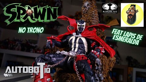 SPAWN NO TRONO Mcfarlane Toys Feat Lapis de Esmeralda