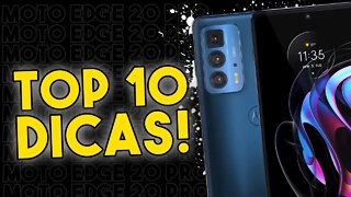 TOP 10 DICAS E TRUQUES para o Moto Edge 20 PRO que você PRECISA SABER!