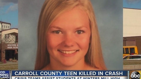 17-year-old girl killed in crash in Carroll County