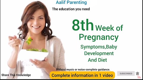 Eight week of pregnancy. What to expect? Complete possible knowledge in 1 video #pregnant#pregnancy