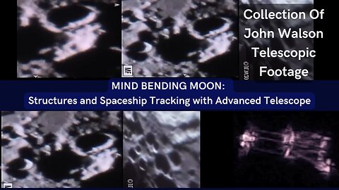 MIND BENDING MOON: Structures and Spaceship Tracking with Advanced Telescope