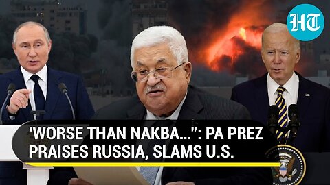 Palestine Authority President Attacks Biden, Praises Putin; Speaks On Differences With Hamas | Watch
