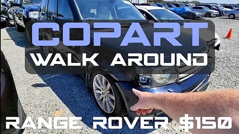 Copart Walk Around And Live Auction, Range Rover $150