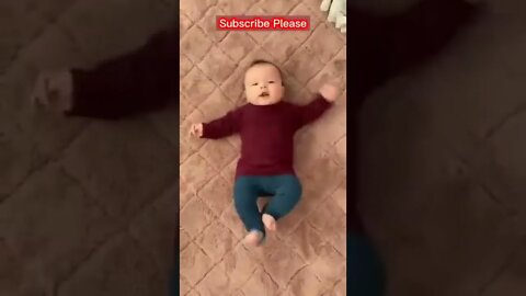 Cute baby funny video 😀😍 #cutebaby #trending #youtubeshorts #viral #shorts