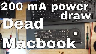 Why is Macbook Pro Retina taking 200mA and not turning on?