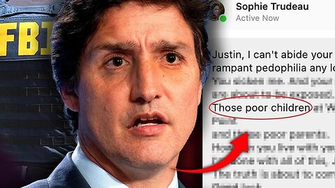 JUSTIN TRUDEAU'S WIFE LEFT HIM BECAUSE HIS PEDOPHILIA IS ABOUT TO BE EXPOSED!
