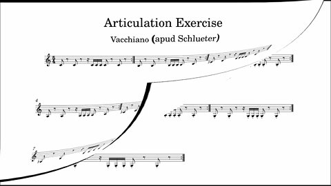 🎺🎺🎺 [TRUMPET TECHNICAL EXERCISE] - Vacchiano (apud Schlueter) Articulation Exercise