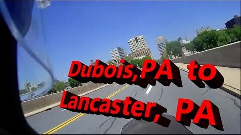 Motorcycle / Scooter trip on Honda PCX150 from Dubois PA to Lancaster PA