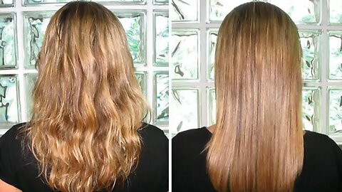 Permanent Hair Straightening at Home With Natural Ingredients
