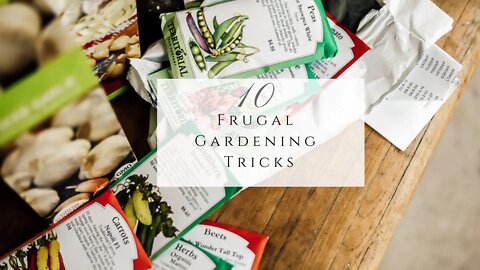 10 Frugal Gardening Tricks