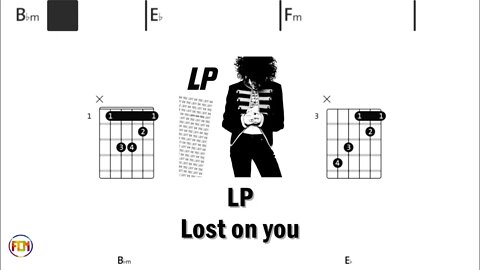 LP Lost on you - (Chords & Lyrics like a Karaoke) HD