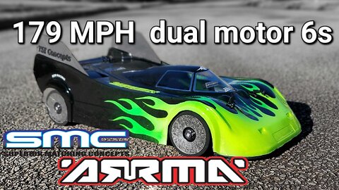 Arrma Limitless GT 179 MPH 6s dual motor