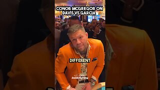 Conor McGregor on COMEBACK and Davis vs Garcia | #conormcgregor #boxing #shorts