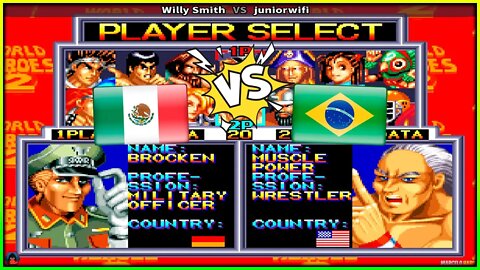 World Heroes 2 (Willy Smith Vs. juniorwifi) [Mexico Vs. Brazil]