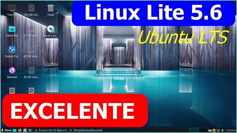 Lançamento da versão estável Linux Lite 5.6 base Ubuntu LTS. Leve Rápido estável. Para PCs modestos