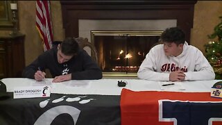 Brady Drogosh, Mason Muragin celebrate national signing day