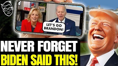 JOE BIDEN TROLLED INTO SAYING 'LET'S GO BRANDON' LIVE AS JILL SCREAMS! A LEGEND WAS BORN 2 YEARS AGO