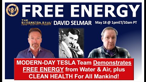 WORLD REVEAL of 🔥🔥FREE ENERGY From Water, AIR🔥🔥 & CLEAN HEALTH with Modern Day TESLA Inventor