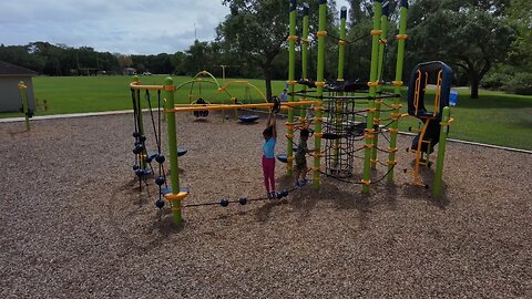Blasian Babies Family Breezy Day At Veteran's Park Boca Raton With GoPro Hero And Skydio Drone!