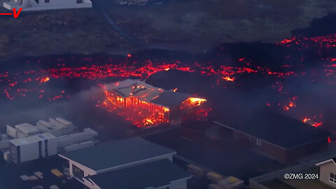 Volcanic Eruption Continues And Has Now Consumed Homes In Iceland