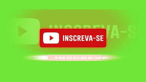 Chroma key botão inscreva-se green screen