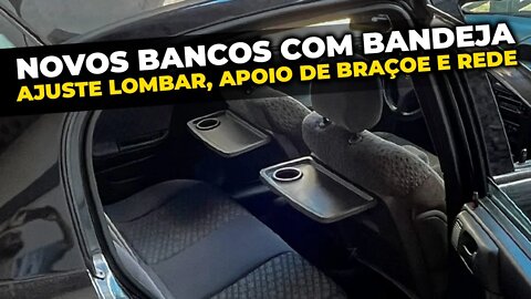 Chevrolet Astra - INSTALAÇÃO DE BANCOS COM BANDEJA E APOIO DE BRAÇO!