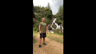 Medellín Colombia waterfall