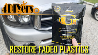 How to Restore Faded Plastic Trim on Your Car Using Lithium