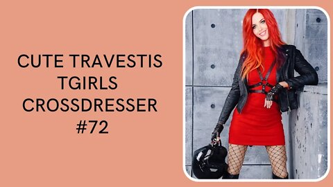 Trans Beauty Portrait - Cute Travestis TGirls Crossdresser #72