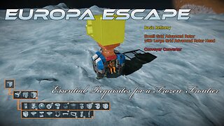 Europa Escape 01 - Space Engineers Public Server Survival/Tutorial