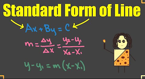 Finding the Standard Form of a Line