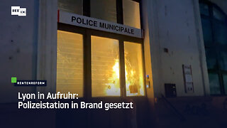 Lyon in Aufruhr: Polizeistation in Brand gesetzt