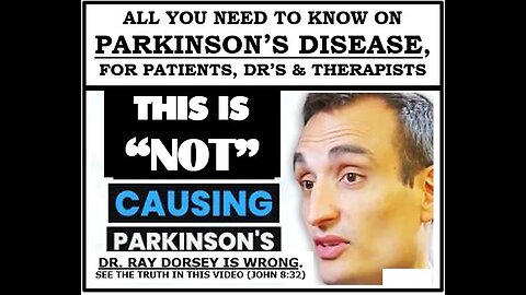 Parkinson's Symptoms Are "NOT" From Lack Of Dopamine, Pollutants & Heavy Metals.