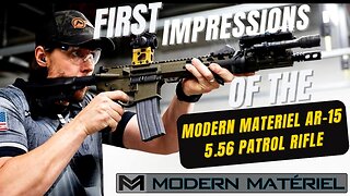 First Look at The Modern Materiel Modmat AR15 5.56 Patrol Rifle