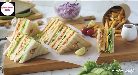 Chicken Tikka Club Sandwich Recipe.